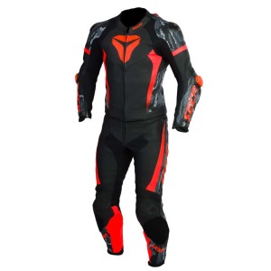 Kurtka skórzana SRS II FLUO RED/CAMO Seca