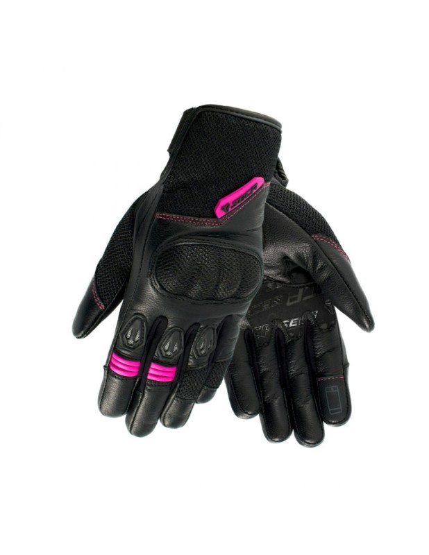 Rękawice skórzane damskie AXIS MESH  FUCHSIA Seca  