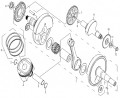 5. Pierścienie tłokowe cfmoto 500 X5 0180-0400A0 CF188-0400A0