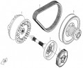 1. Okładziny sprzęgła cfmoto 500 X5, 0180-054000-2000, CF188-054000-2000