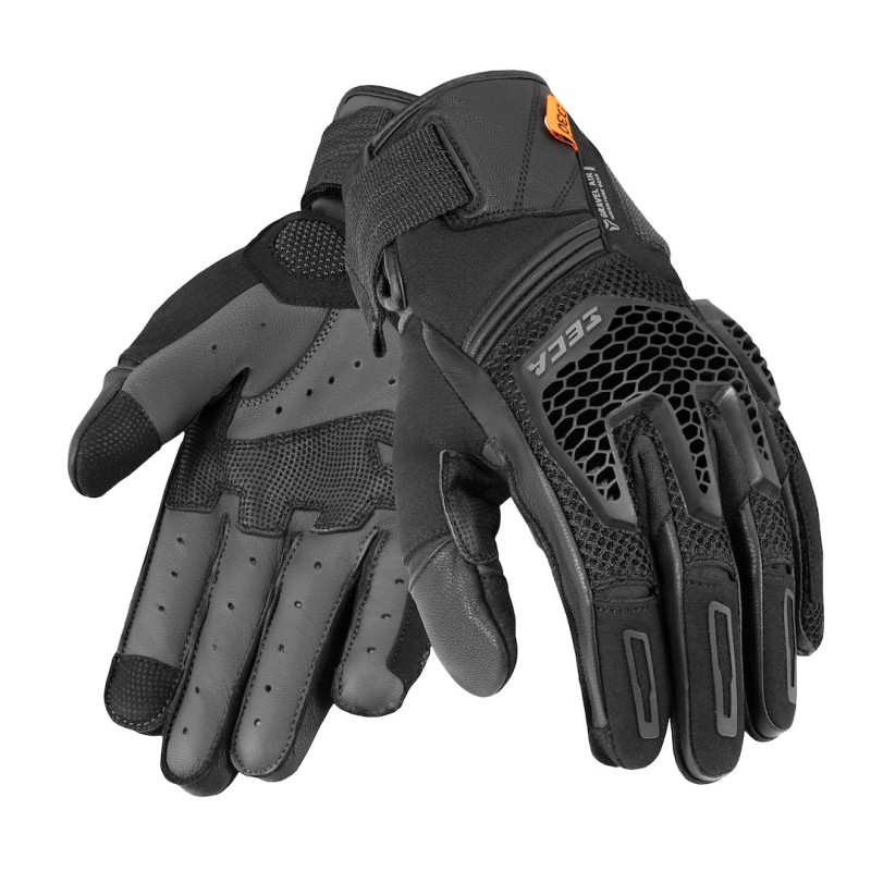 Rękawice skórzane Gravel black Seca  