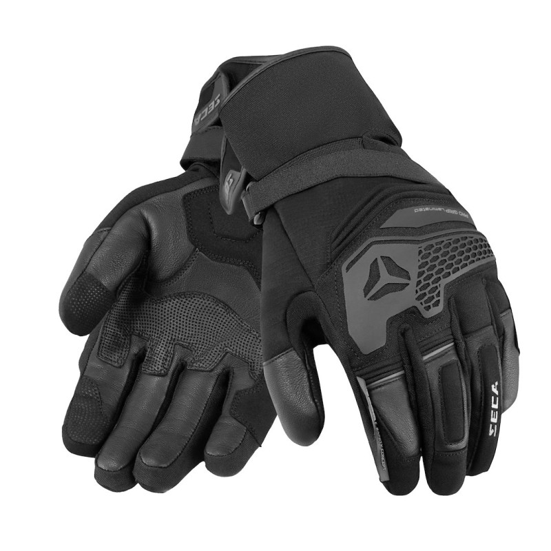 Rękawice skórzane Turismo III WP black Seca  