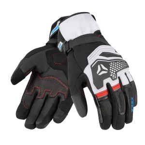 Rękawice skórzane Turismo III WP Grey/Red/Blue Seca  