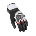 Rękawice skórzane Turismo III WP Grey/Red/Blue Seca  