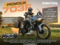 Motocykl Zontes 703 F z kuframi  plus bonus do wybrania