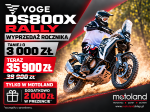  Motocykl VOGE 800 RALLY -bon rabatowy na wypoczynek 