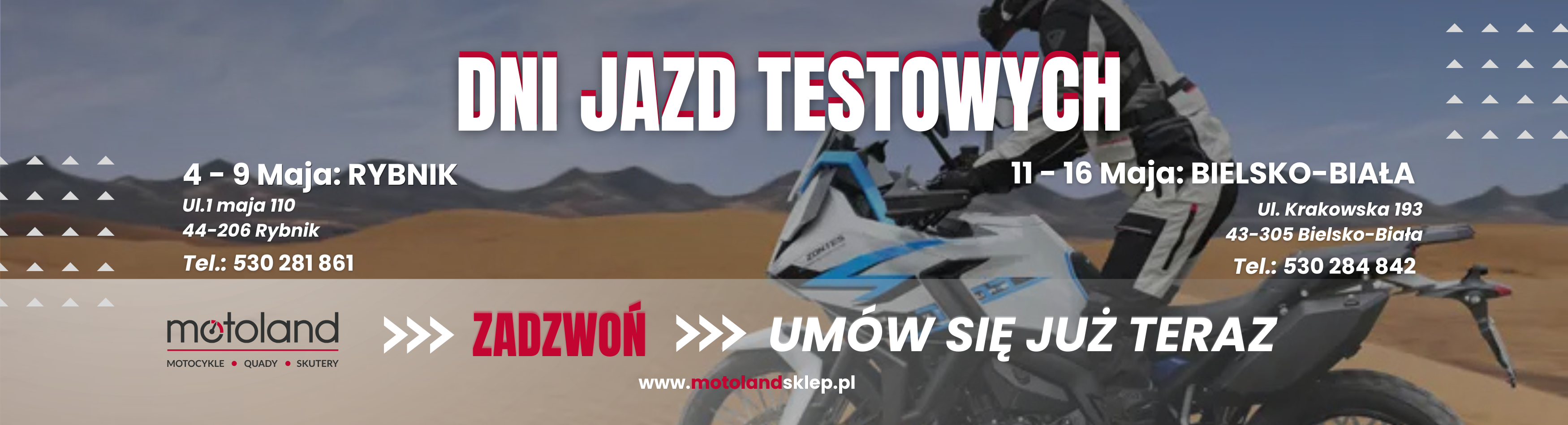 Jazdy Testowe Motoland 2026