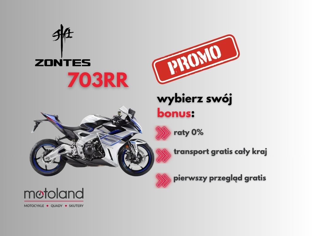 Zontes 703RR z bonusem do wyboru – skorzystaj z wyjątkowej okazji!